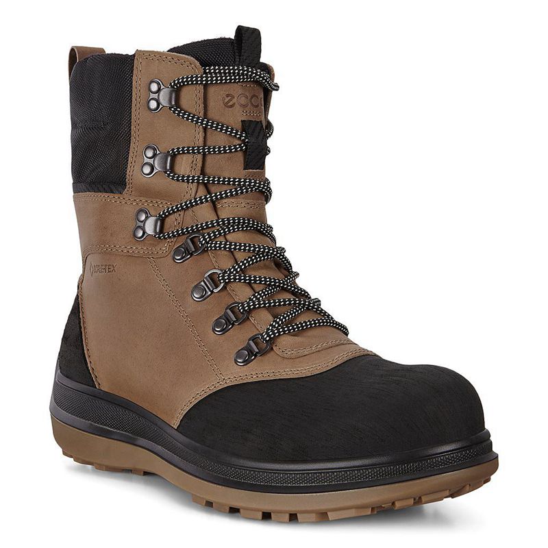 Men Ecco Roxton - Gore-Tex Brown - India FEGYRH321